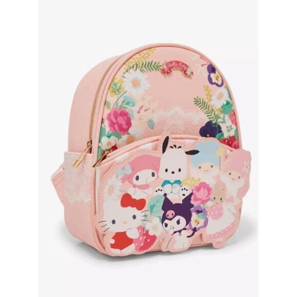 Sanrio Hello Kitty and Friends Floral Mini Backpack - Picture 2 of 4